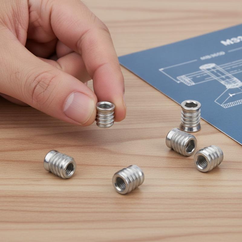 Furniture Hardware Threaded Inserts - 10개입 M4 M6 M8 육각 소켓