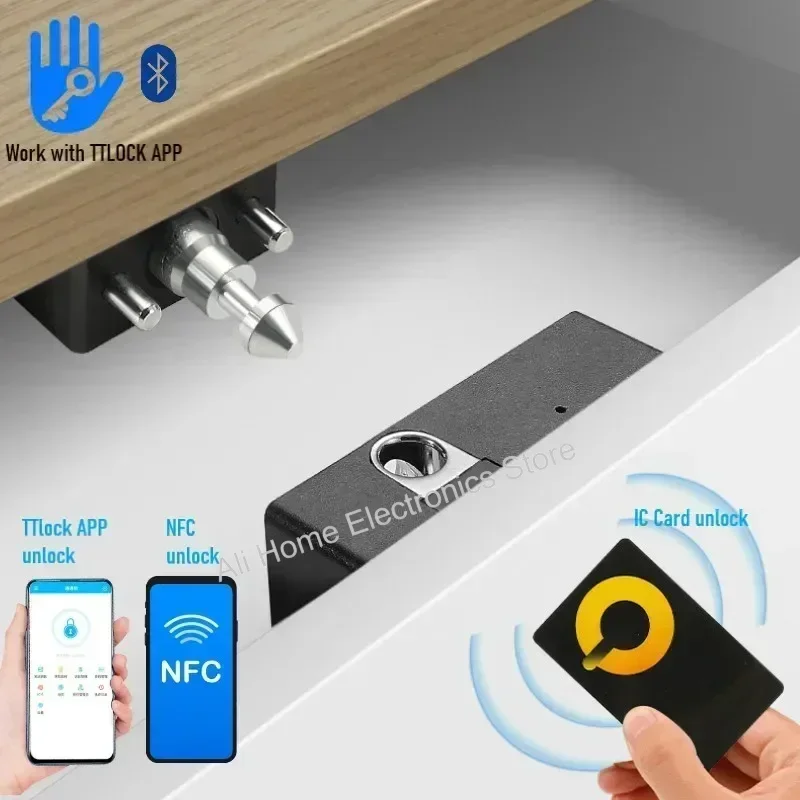 Furniture Sliding Door Hardware - TTLOCK 앱 잠금 해제 스마트 잠금