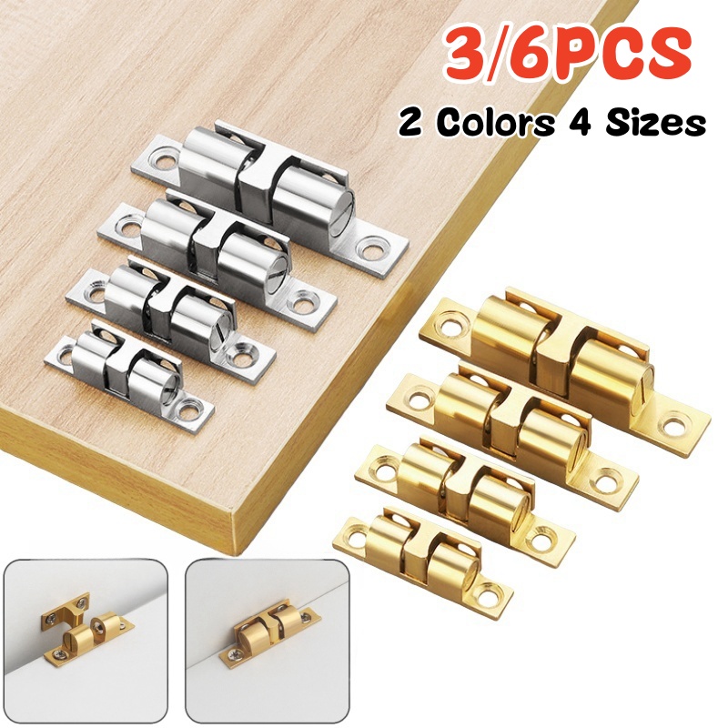 Furniture Hardware Supplies - 3/6pcs 캐비닛 옷장 도어 볼 캐치,