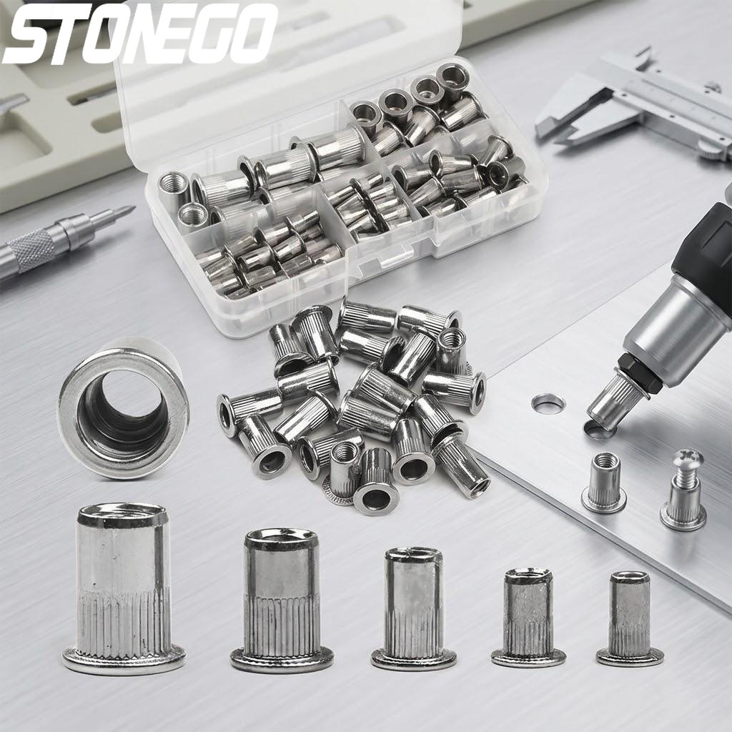 Furniture Hardware Threaded Inserts - 나사산 인서트 너트 리벳 너트 키트