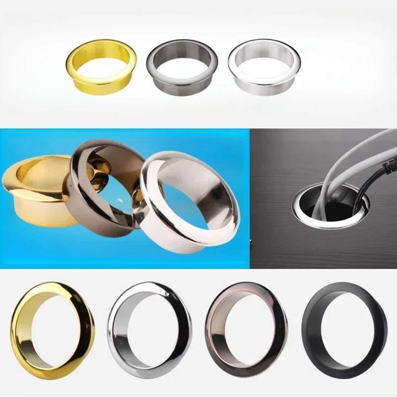 Furniture Hardware Outlet - 1/10pc 합금 테이블 케이블 콘센트 그로멧