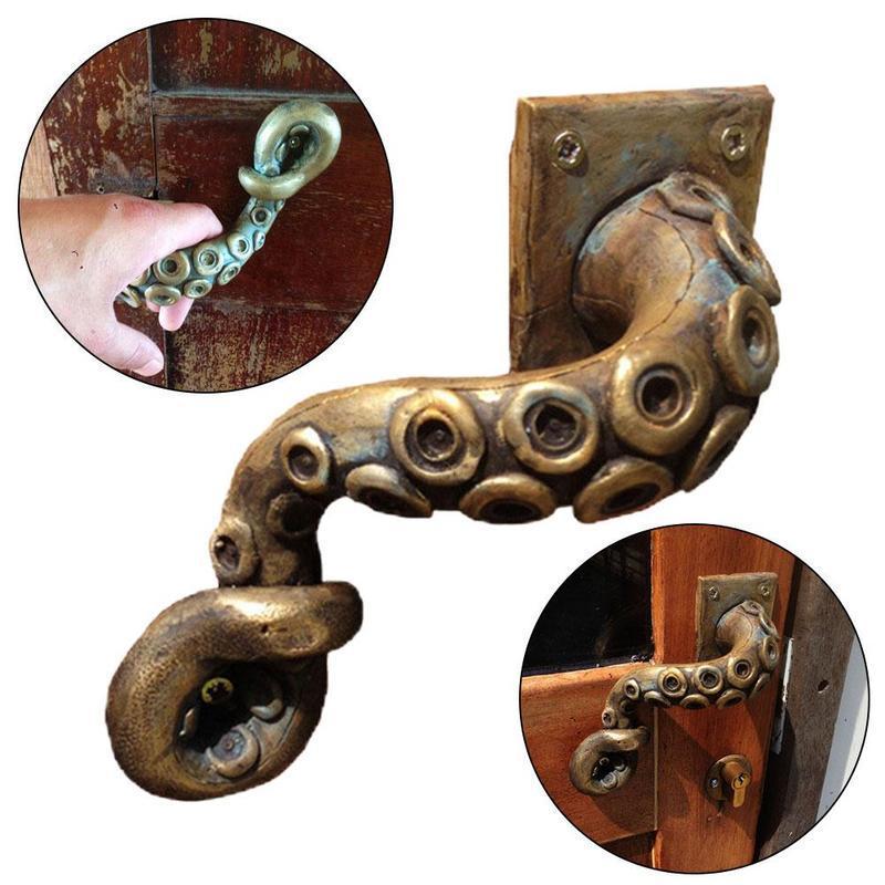Furniture Hardware Supplies - 빈티지 문어 문짝 손잡이, 동물 스타일,