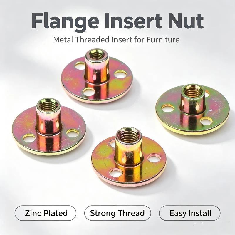 Furniture Hardware Threaded Inserts - 8/16개입 M6 M8 M10 브래드 홀