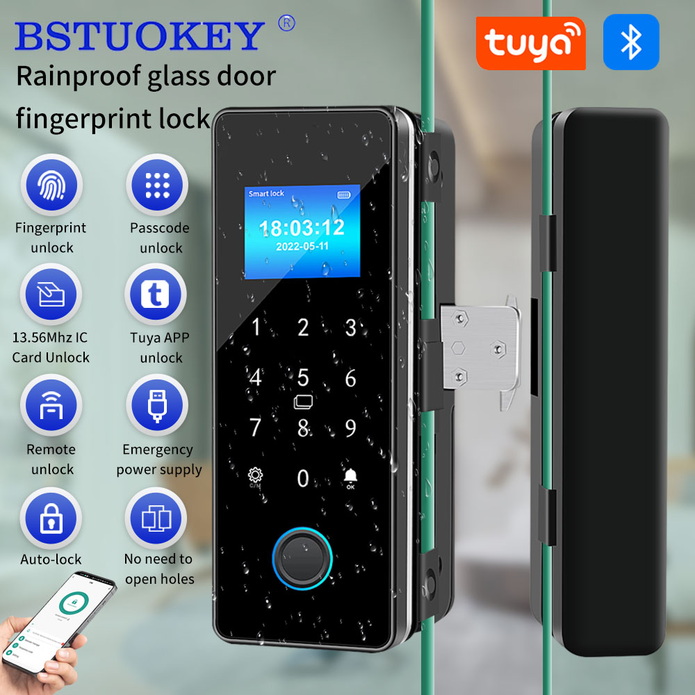 Furniture Sliding Door Hardware - 방수 Tuya APP 제어 슬라이딩 유리