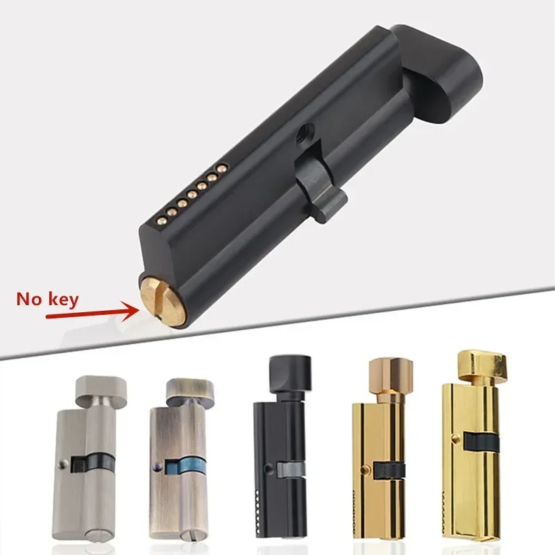 Furniture Hardware Supplies - 실내 단단한 나무 문 황동 열쇠가없는