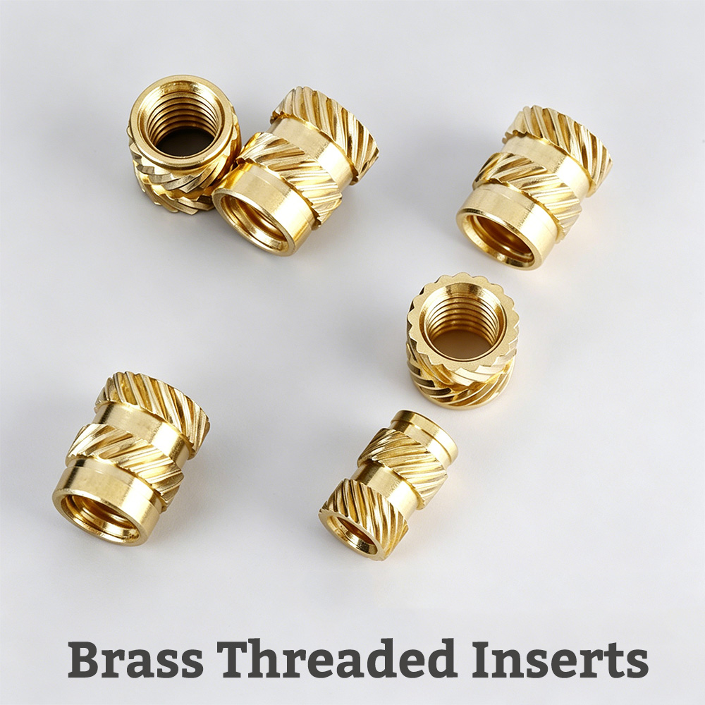 1/4-20 UNC 황동 널링 너트 – 길이 3.2/4 - Furniture Hardware Threaded Inserts 리뷰 및 가격