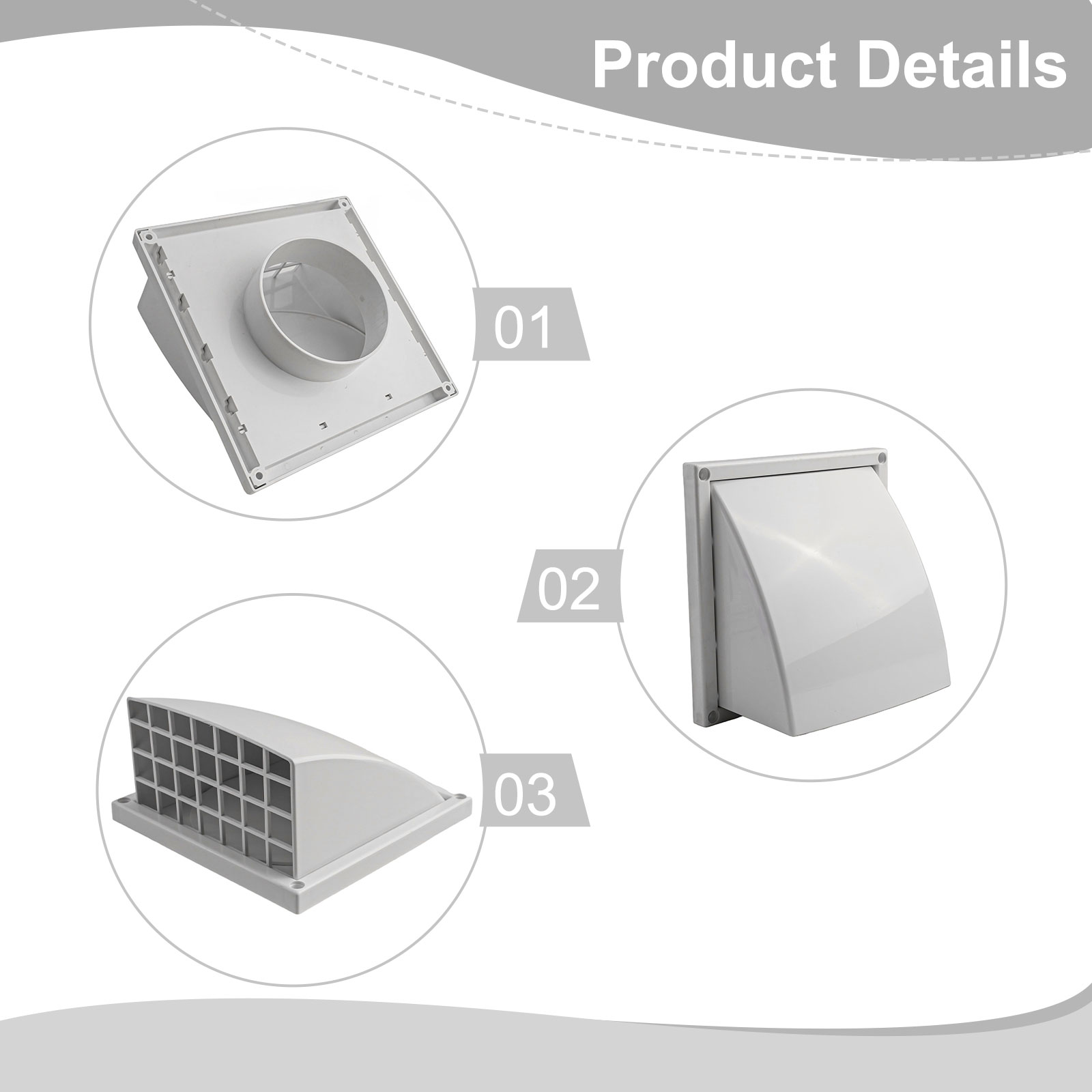 100MM,125MM,150MM 외벽 환기 그릴 레인지 - Furniture Hardware Outlet 리뷰 및 가격