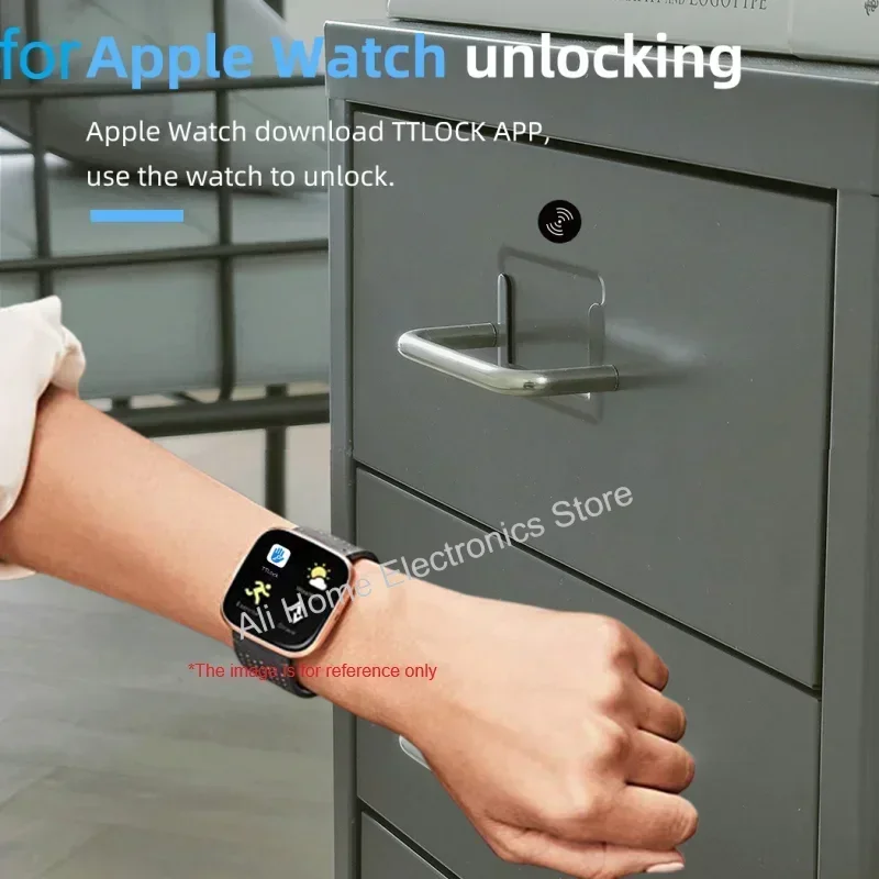 TTLOCK 앱 잠금 해제 스마트 잠금 숨겨진 서랍 잠 - Furniture Sliding Door Hardware 리뷰 및 가격