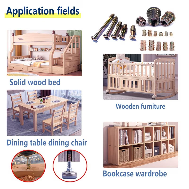 M4/M5/M6 나사산 인서트 너트 E-너트 키트 플러 - Furniture Hardware Threaded Inserts 리뷰 및 가격