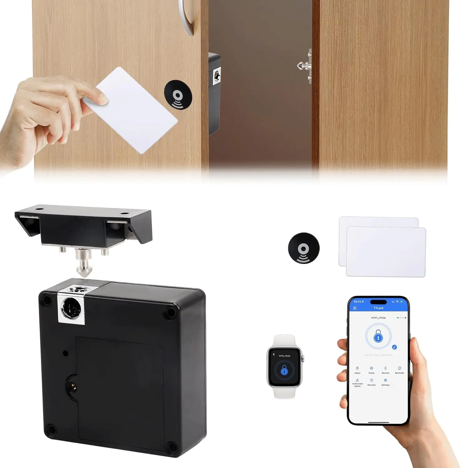 휴대폰 NFC 스마트 라커 전자 잠금장치 RFID13. - Furniture Hardware Supplies 리뷰 및 가격