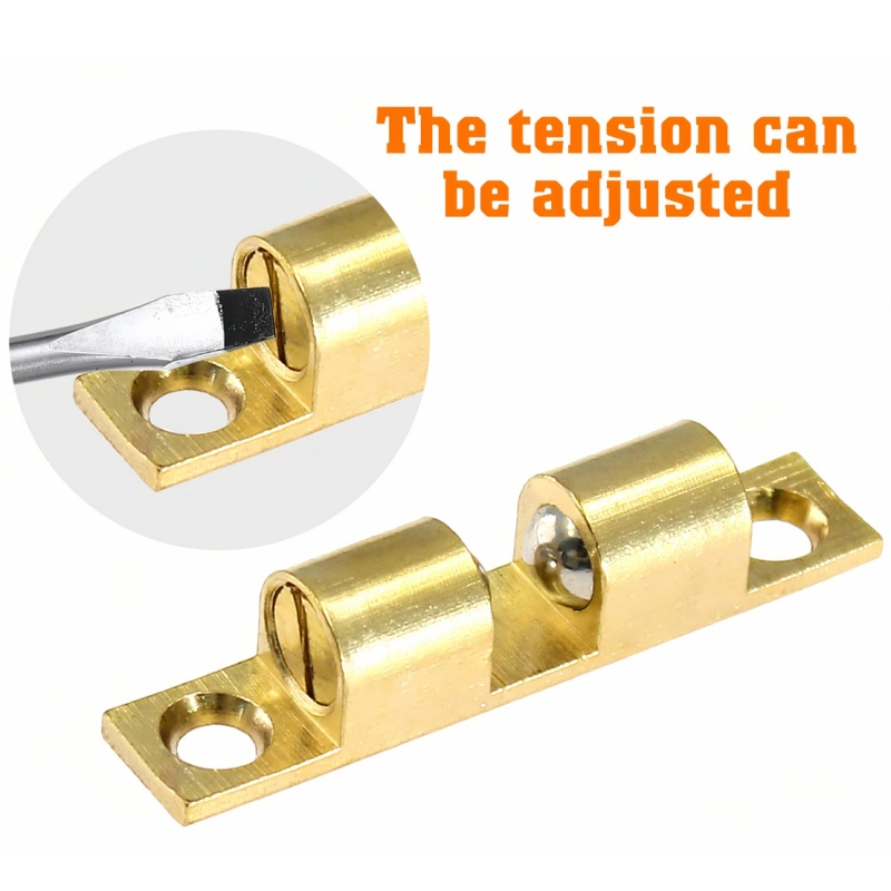3/6pcs 캐비닛 옷장 도어 볼 캐치, 황동 더블 롤 - Furniture Hardware Supplies 리뷰 및 가격