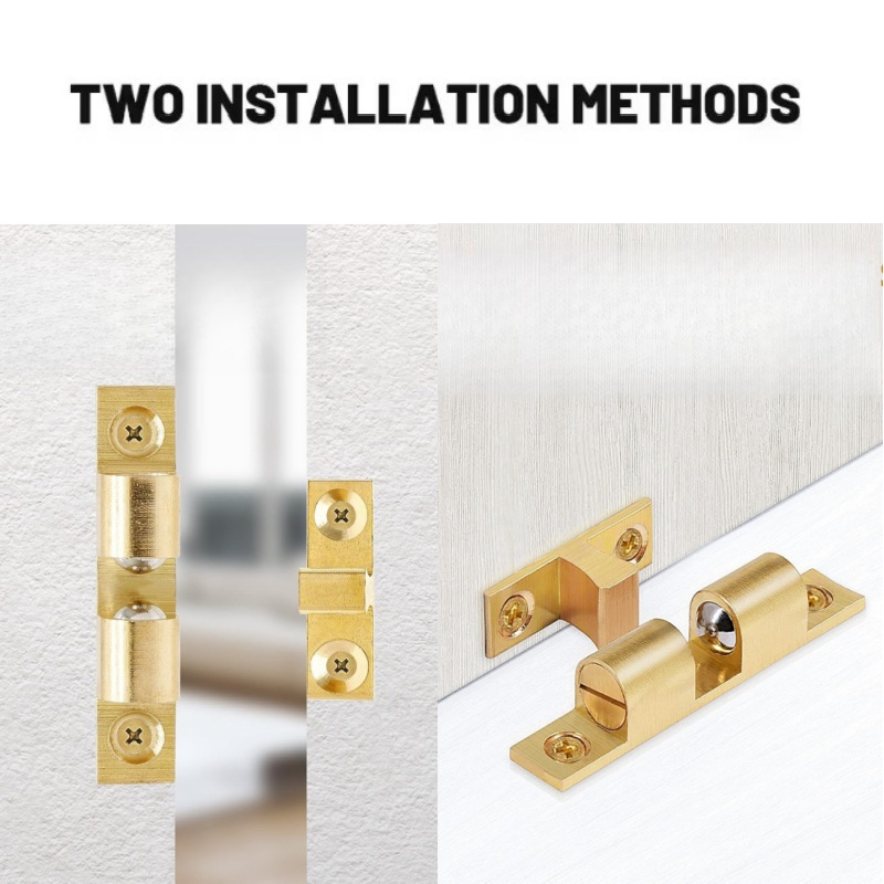 3/6pcs 캐비닛 옷장 도어 볼 캐치, 황동 더블 롤 - Furniture Hardware Supplies 리뷰 및 가격