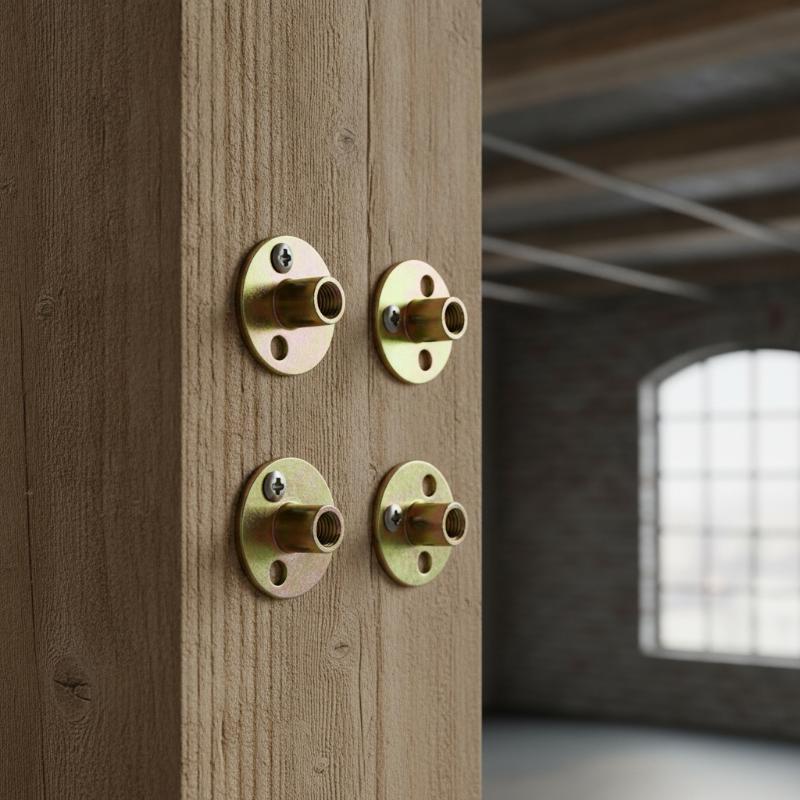 8/16개입 M6 M8 M10 브래드 홀 티 너트 탄소 - Furniture Hardware Threaded Inserts 리뷰 및 가격