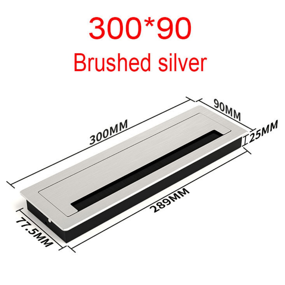 1PC 알루미늄 합금 직사각형 책상 케이블 그로밋 와이 - Furniture Hardware Outlet 리뷰 및 가격