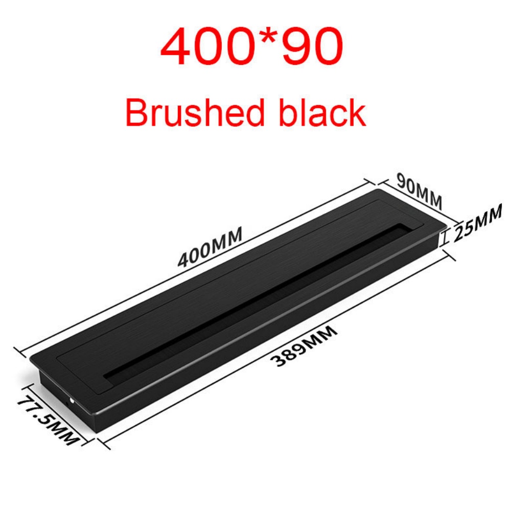 1PC 알루미늄 합금 직사각형 책상 케이블 그로밋 와이 - Furniture Hardware Outlet 리뷰 및 가격