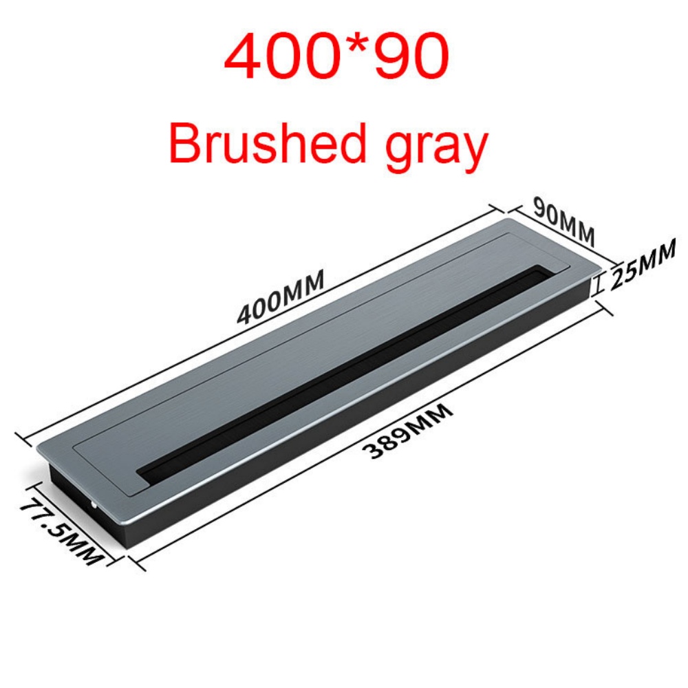 1PC 알루미늄 합금 직사각형 책상 케이블 그로밋 와이 - Furniture Hardware Outlet 리뷰 및 가격