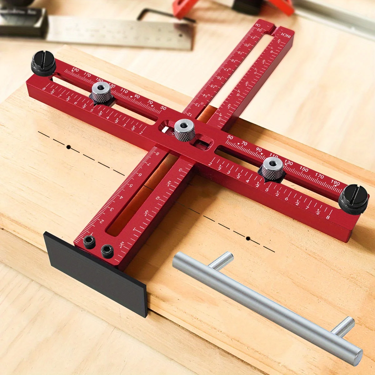 알루미늄 캐비닛 핸들 지그 조정 가능한 펀치 로케이터  - Furniture Hardware Design 리뷰 및 가격