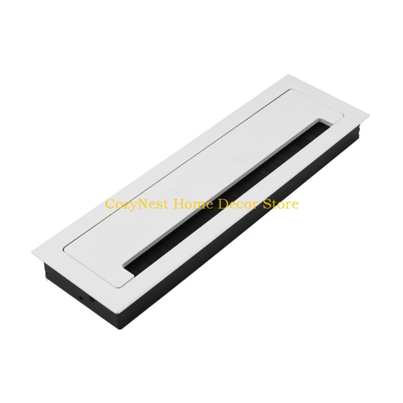 92MF 직사각형 책상 케이블 그로밋 브러시 케이블 관 - Furniture Hardware Outlet 리뷰 및 가격