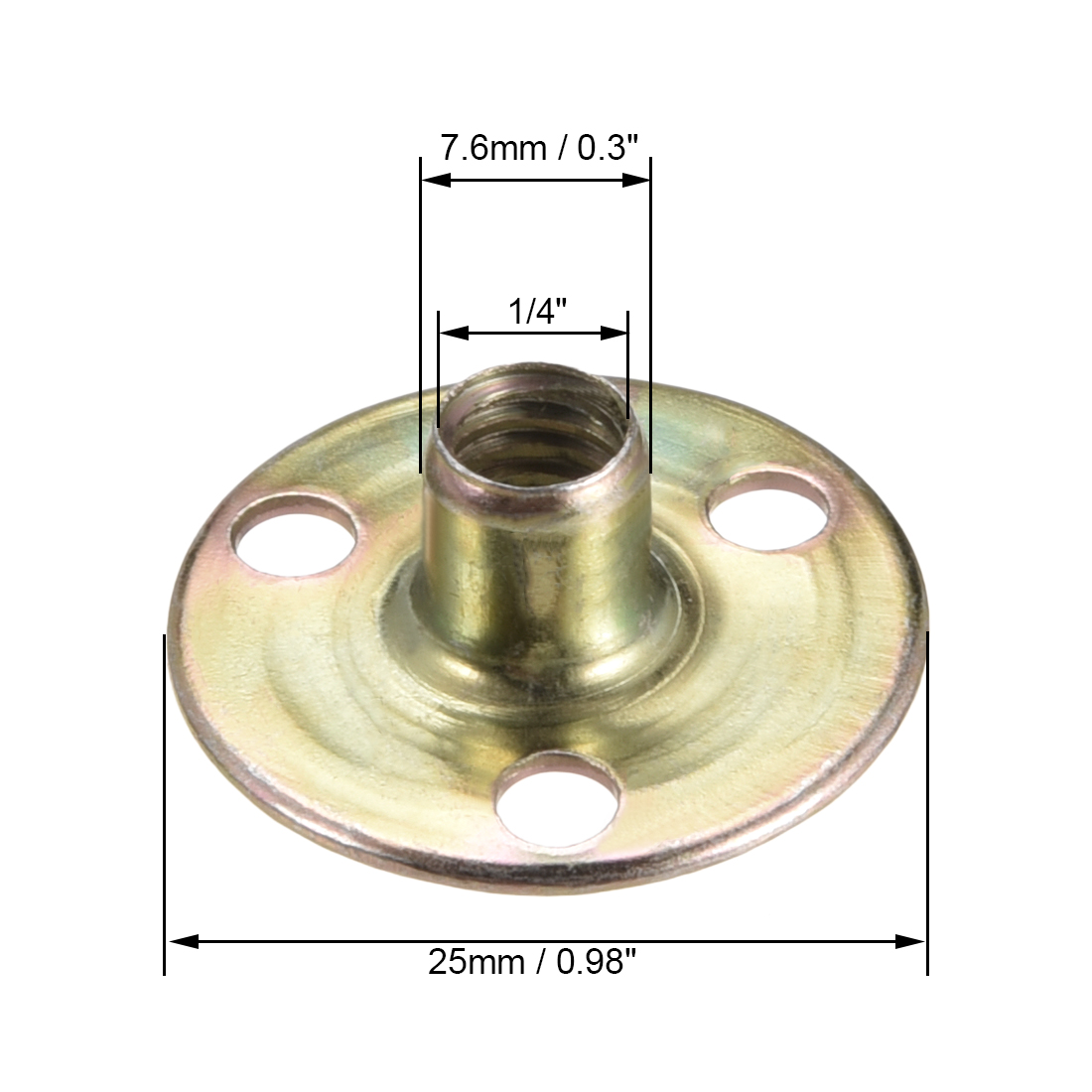 탄소강 T 너트 잠금 너트, 브래드 홀 티 너트, 가구 - Furniture Hardware Threaded Inserts 리뷰 및 가격