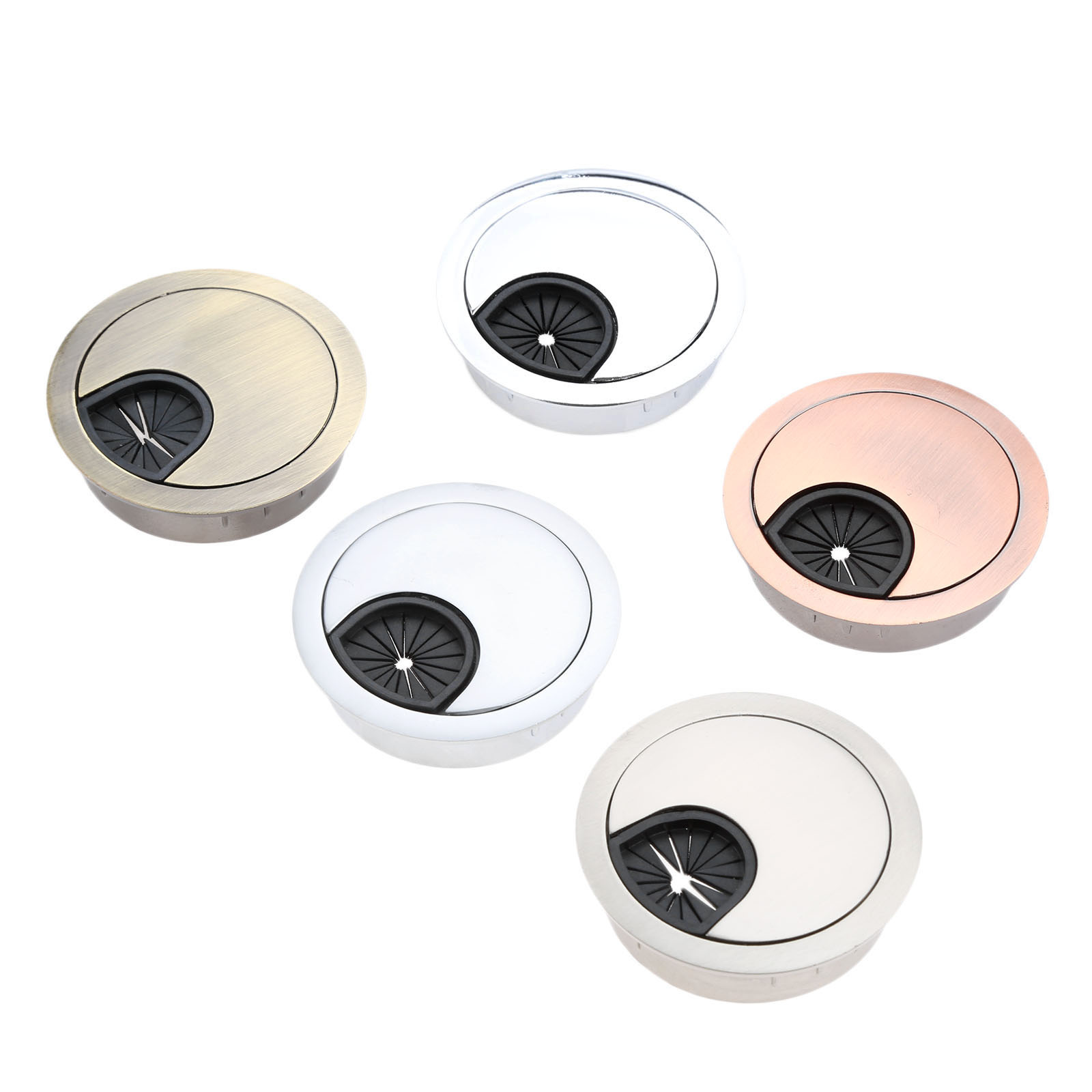 1Pc 아연 합금 데스크 와이어 홀 커버 베이스 컴퓨터 - Furniture Hardware Outlet 리뷰 및 가격