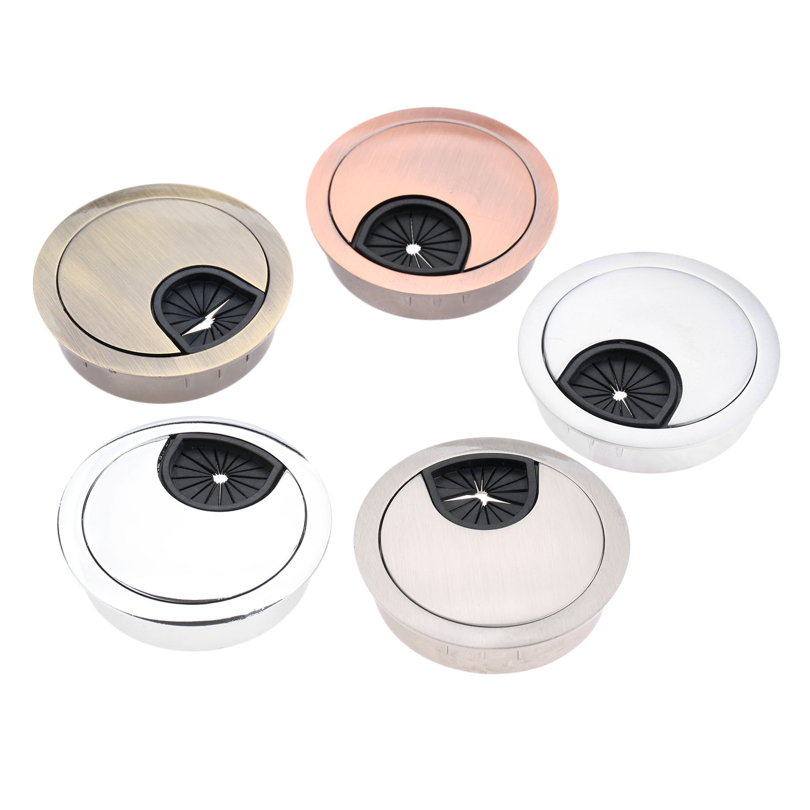 1Pc 아연 합금 데스크 와이어 홀 커버 베이스 컴퓨터 - Furniture Hardware Outlet 리뷰 및 가격