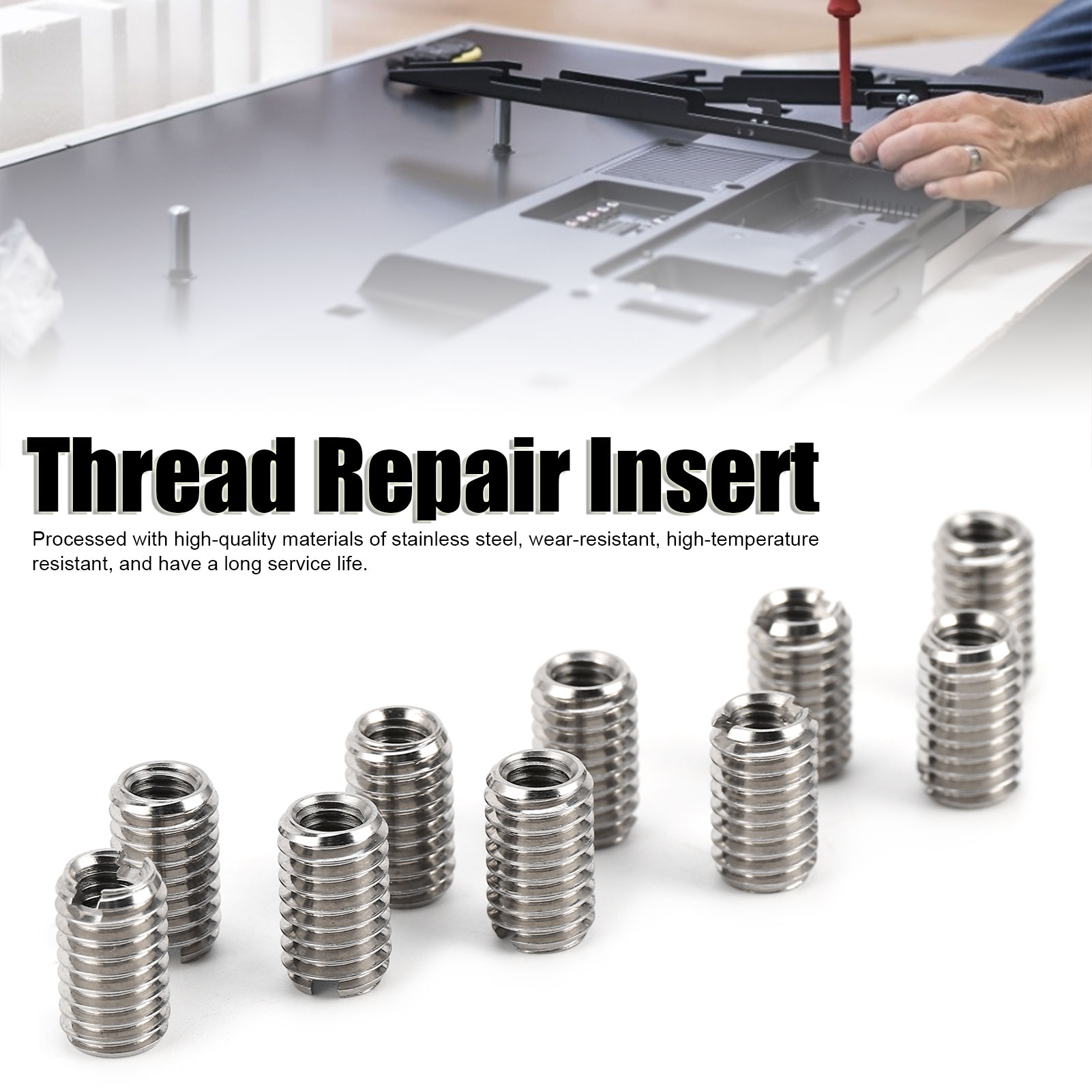 10Pcs 감속기 너트 남성 여성 나사 M6x1.0 ~ - Furniture Hardware Threaded Inserts 리뷰 및 가격