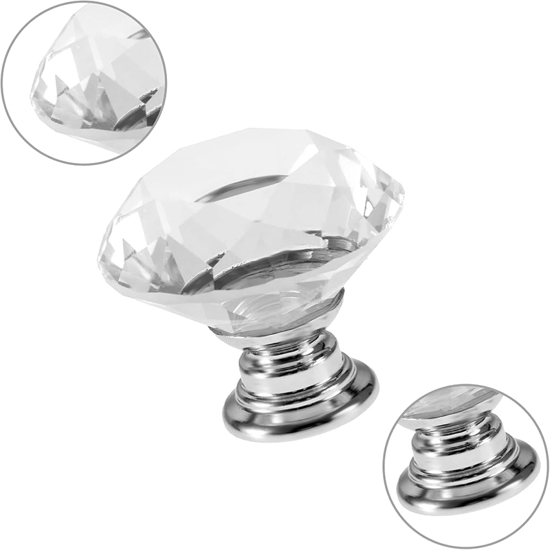 6Pcs 나사가있는 캐비닛 손잡이 30mm 원형 서랍  - Furniture Hardware Supplies 리뷰 및 가격
