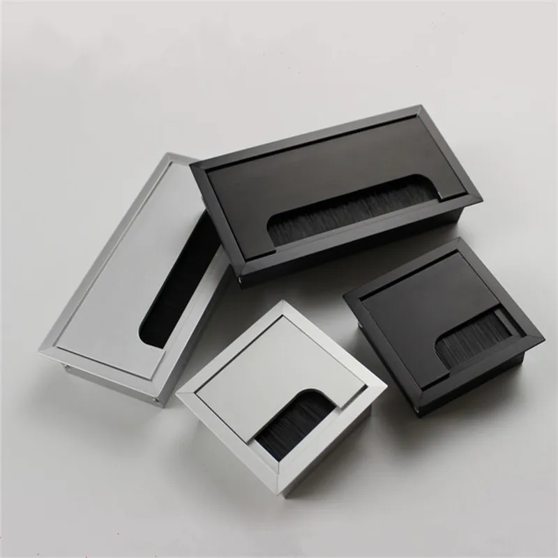 알루미늄 합금 직사각형 책상 케이블 그로밋 와이어 홀  - Furniture Hardware Outlet 리뷰 및 가격