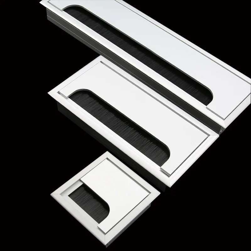 알루미늄 합금 직사각형 책상 케이블 그로밋 와이어 홀  - Furniture Hardware Outlet 리뷰 및 가격