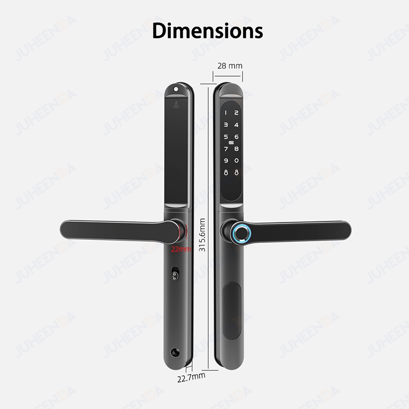 TTLock 앱 스마트 알루미늄 문짝 잠금 장치, 방수 - Furniture Sliding Door Hardware 리뷰 및 가격